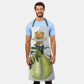 Olivenöl Schürze (Getragen)