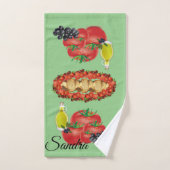 Olivenöl Tomate Brot Handtücher Badezimmer Handtuc (Handtuch)