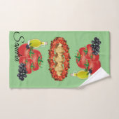 Olivenöl Tomate Brot Handtücher Badezimmer Handtuc (Handtuch)
