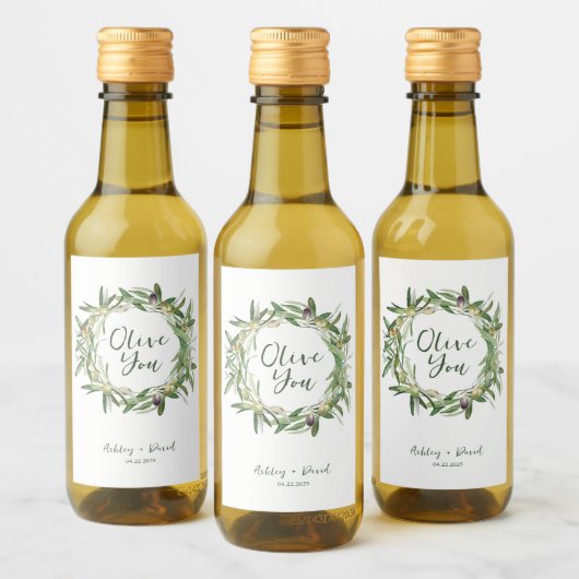 Olivenöl Unsere Liebe - Label-Set Weinetikett (Flaschen)