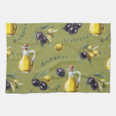 Olivenöl von Natasha Us Geschirrtuch (Horizontal)