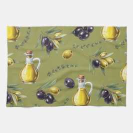 Olivenöl von Natasha Us Geschirrtuch