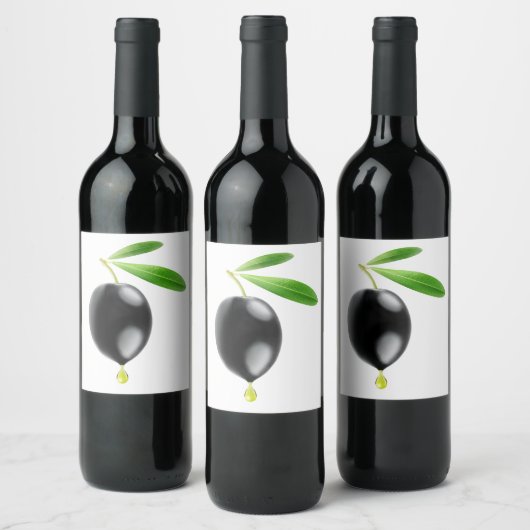 Olivenöl Weinetikett (Flaschen)