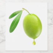 Olivenöl Weinetikett (Einzelnes Label)