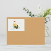 Olivenöleinladungskarte Einladung (Stehend Vorderseite)