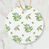 Olivenölhochzeit Geschenkanhänger (Rückseite)