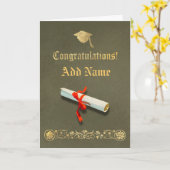 Olivenölkarte Abschluss Karte (Gelbe Blume)