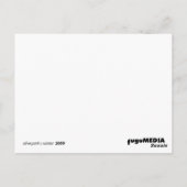 Olivenpark :: Winter Postkarte (Rückseite)