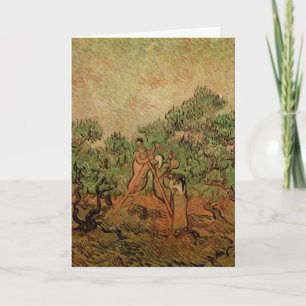 Olivenpflücker von Vincent van Gogh Karte