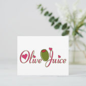 Olivensaft Postkarte (Stehend Vorderseite)