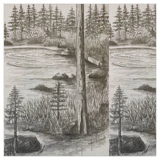 Olivensee Stoff (Muster)