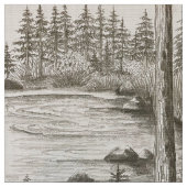 Olivensee Stoff (Nahaufnahme)