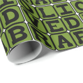 Oliventraub, Farbe Geschenkpapier (Rolleneckpunkt)
