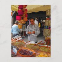 Olivenverkäufer - französischer Markt