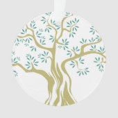 Olivenweg | HandGezeichnet Olivenbaum Ornament (Vorderseite)