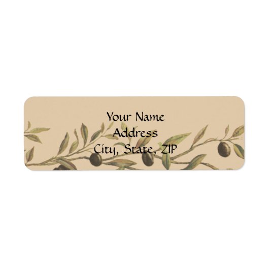 Olivenzweig: Eine toskanische Touch (Vorne)