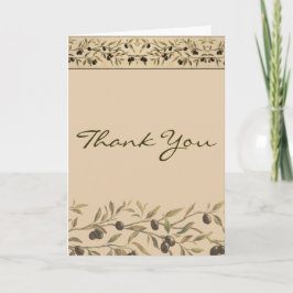 Olivenzweig: Eine toskanische Touch Danke