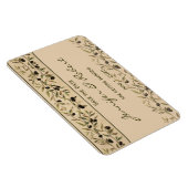 Olivenzweig: Eine toskanische Touch Save the Date Magnet (Rechte Seite)