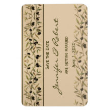 Olivenzweig: Eine toskanische Touch Save the Date