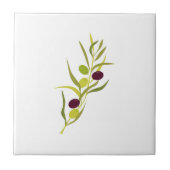 Olivenzweig Fliese (Vorderseite)