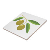 Olivenzweig Fliese (Seite)