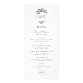 Olivenzweig Mittelmeer Hochzeitskarte Werbekarte (Vorne)