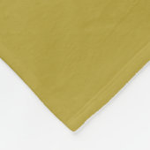 Olivenzweig-Monogramm-Initial Fleecedecke (Ecke)