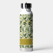 Olivenzweig-Monogramm-Name Trinkflasche (Links)