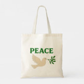 Olivenzweig - Peace Tote Bag Tragetasche (Rückseite)