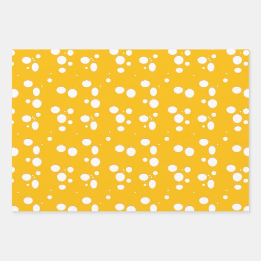 Olivenzweig und gelbes Käsemuster Geschenkpapier Set (Vorderseite 3)