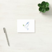 Olivenzweig und Taube Post-it Klebezettel (Büro)