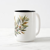 Olivenzweig Zweifarbige Tasse (VorderseiteRechts)