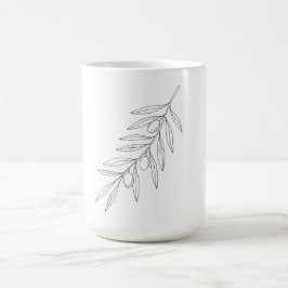 Olivenzweigblatt  kaffeetasse