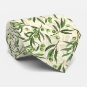 Olivenzweige Aquarell Krawatte (Gerollt)