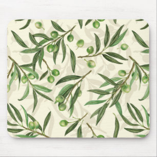 Olivenzweige Aquarell Mousepad