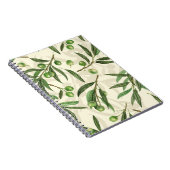 Olivenzweige Aquarell Notizblock (Rechte Seite)