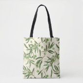 Olivenzweige Aquarell Tasche (Vorderseite)