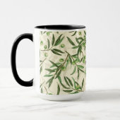 Olivenzweige Aquarell Tasse (Links)