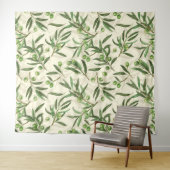 Olivenzweige Aquarell Wandteppich (Beispiel (Horizontal))