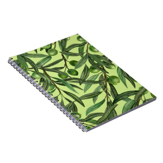 Olivenzweige auf Honigtau Notizblock (Rechte Seite)