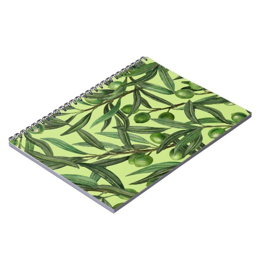 Olivenzweige auf Honigtau Notizblock (Linke Seite)