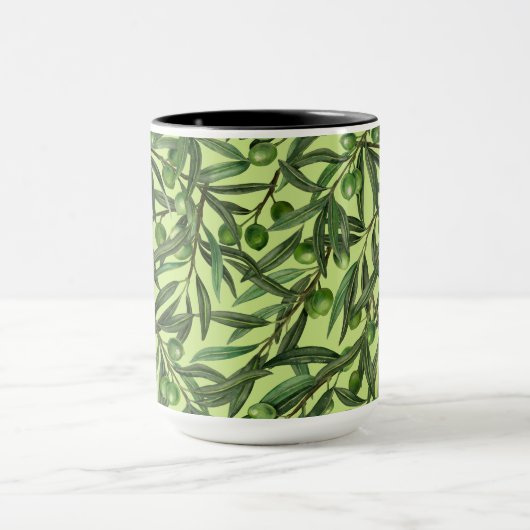Olivenzweige auf Honigtau Tasse (Zentrum)
