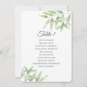 Olivenzweige. Einfache Hochzeitskarten Einladung (Vorderseite)