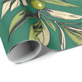 Olivenzweige Gratis Palästina Blumen & Botanicals Geschenkpapier (Rolleneckpunkt)