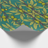 Olivenzweige Gratis Palästina Blumen & Botanicals Geschenkpapier (Ecke)