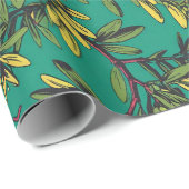 Olivenzweige Gratis Palästina Blumen & Botanicals Geschenkpapier (Rolleneckpunkt)