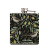 Olivenzweige und Warblers Flachmann (Rückseite)