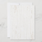 Olivenzweigholz Kreuz Katholische Erste Kommune I Einladung (Rückseite)