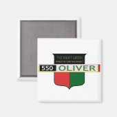 Oliver 550 magnet (Vorderseite/Rückseite)