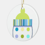 Oliver-Baby-Flasche Keramik Ornament (Links)